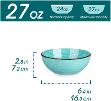 Steinzeug Schalen Set BONITA 6-teilig