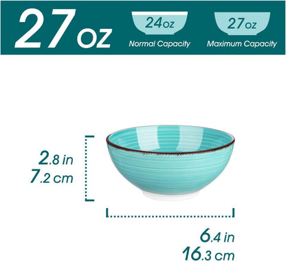 Steinzeug Schalen Set BONITA 6-teilig