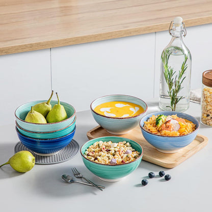 Suppenschalen Set Steinzeug BONITA 6-teilig