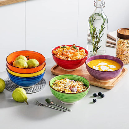 Suppenschalen Steinzeug 6-teilig BONITA Schüsselset Salatschüssel