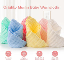 Orighty Muslin Baby Waschlappen 6er-Pack