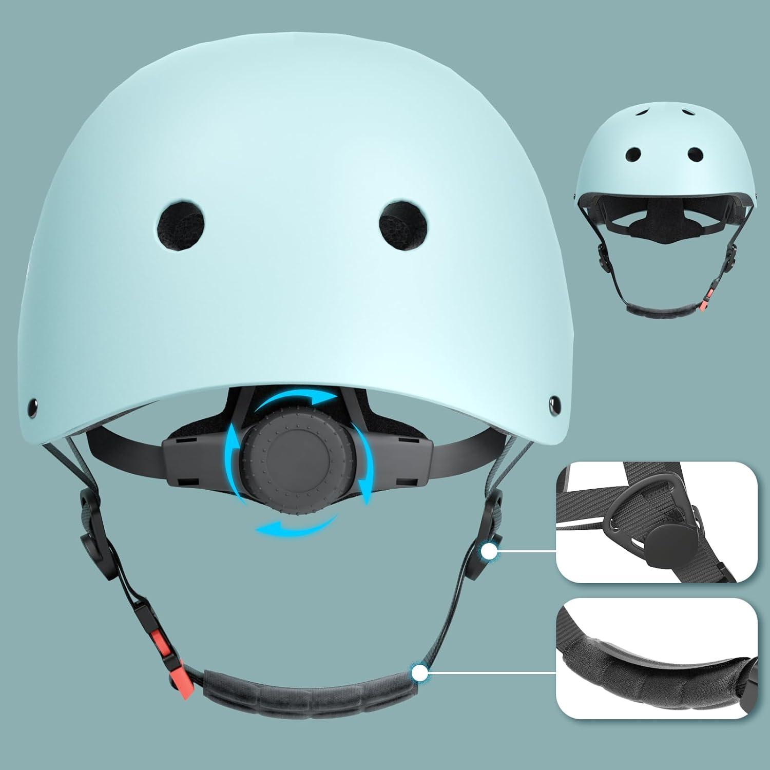 Fahrradhelm Kinder Jugend Multisport CE-Zertifizierung 48-57 cm Blau