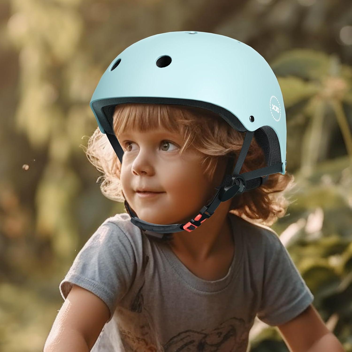 XJD Kinder Jugend Fahrradhelm Klassiker CE Multisport 55-57 cm Hellblau