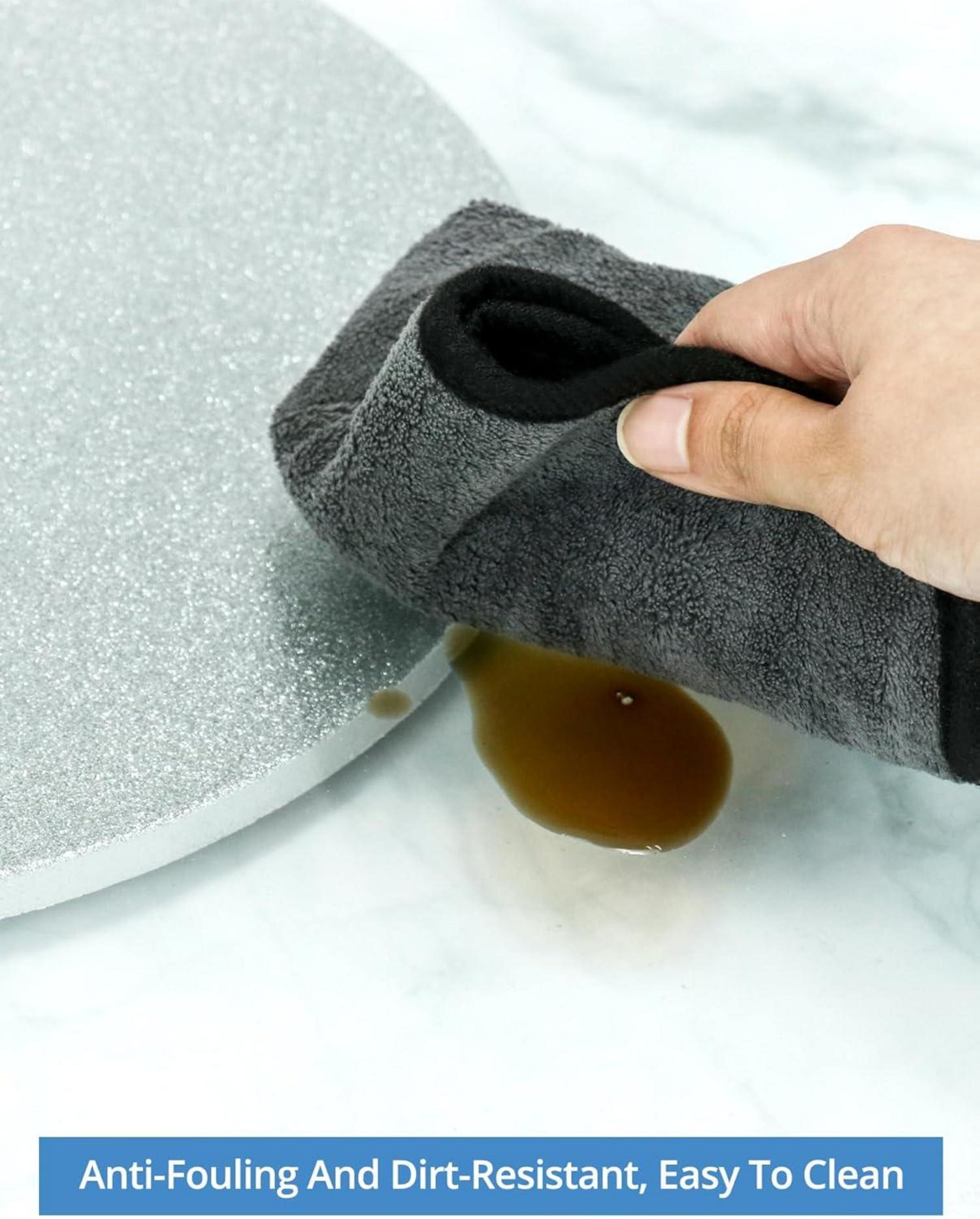 Drehteller aus gehärtetem Glas 70 cm Servierplatte Rotation flexibel