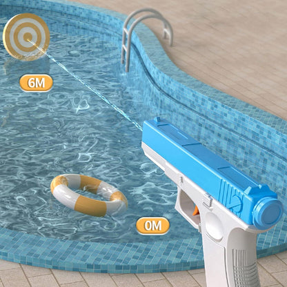 2er Set Mini Wasserpistolen Spielzeug Kinder Kunststoff Blau