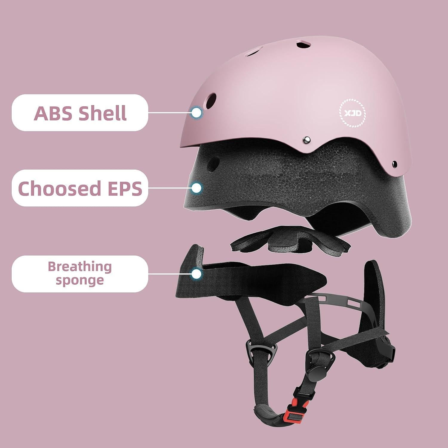 XJD Kinder Jugend Fahrradhelm Multisport Mädchen Jungs M/L