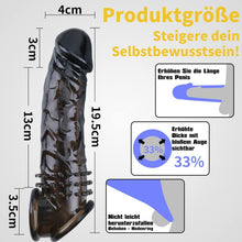 Penishülle Premium Verdickt Hodenring Sexspielzeug Schwarz