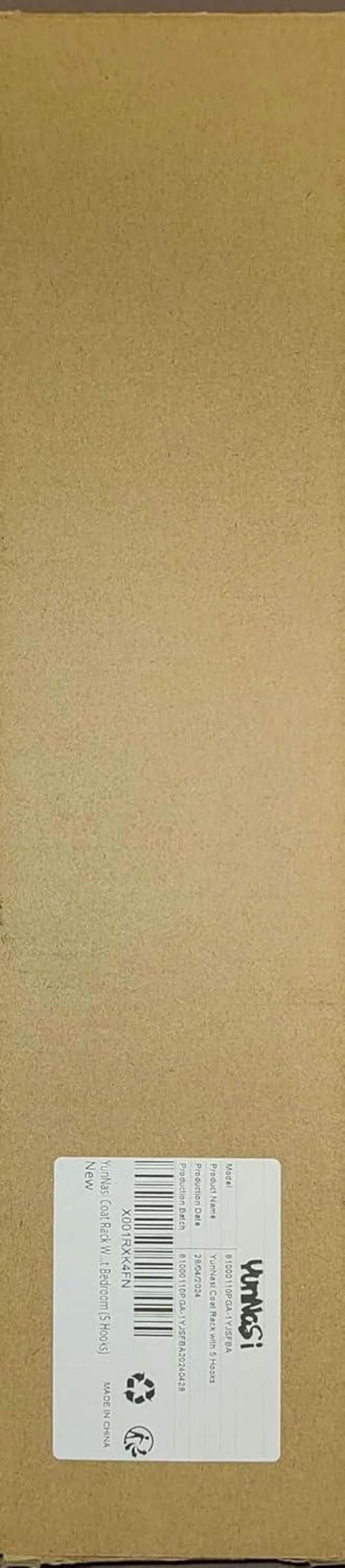 Kindergarderobe 5 Haken Holz ohne Bohren Wandgarderobe