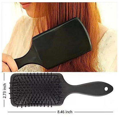Lockiges Haar Haarbürste Set Paddle 9 Reihig Sprühflasche Kamm Spangen