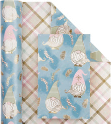 Wendbares Weihnachtsgeschenkpapier Blau-lila 43,2 cm x 10 m