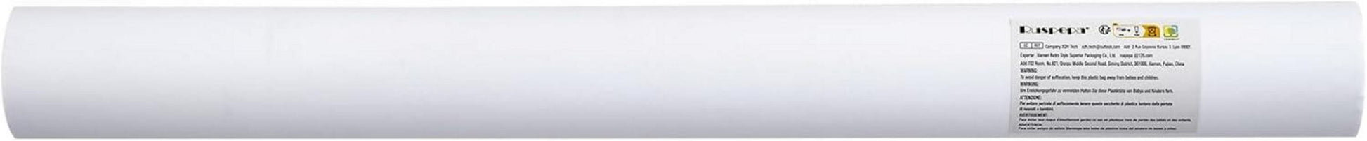 RUSPEPA Weihnachtsgeschenkpapier Rolle 43,2 cm x 10 m Blau-lila Wichtel-Karo Metallic-Folienglanz