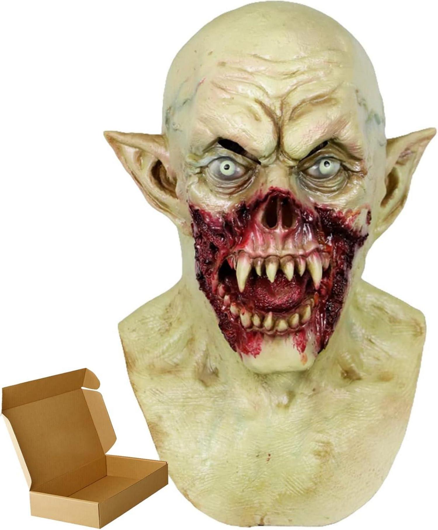 Gruselige Monster-Maske Halloween Vampir Dämonen Maske Cosplay