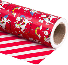 Wendbares Weihnachtsgeschenkpapier Minirolle 43,2 cm x 10 m Solarium