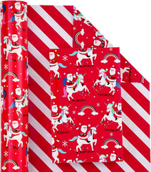 Wendbares Weihnachtsgeschenkpapier Minirolle 43,2 cm x 10 m