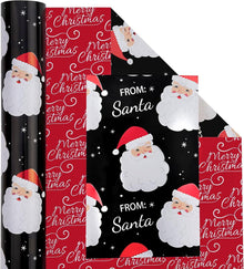 Wendbares Weihnachtsgeschenkpapier Mini-Rolle 43,2 cm x 10 m