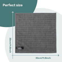 Mikrofasertücher Grau Küchenlappen weich saugfähig 30x30 cm