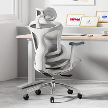 Ergonomischer Bürostuhl mit 3D-Armlehnen, Lordosenstütze