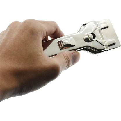 Ceranfeldschaber mit 5 Ersatzklingen Glasschaber