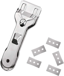 Ceranfeldschaber mit 5 Ersatzklingen Glasschaber Keine Kratzer