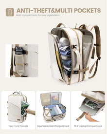 Handgepäck Rucksack Business Laptop 17 Zoll Travel Backpack