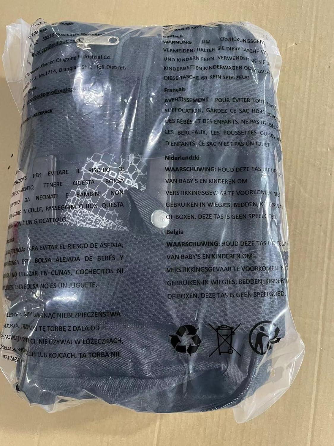 Rucksack Damen Schulrucksack Mädchen Teenager USB Ladeanschluss 17 3 Zoll Laptop Schwarz