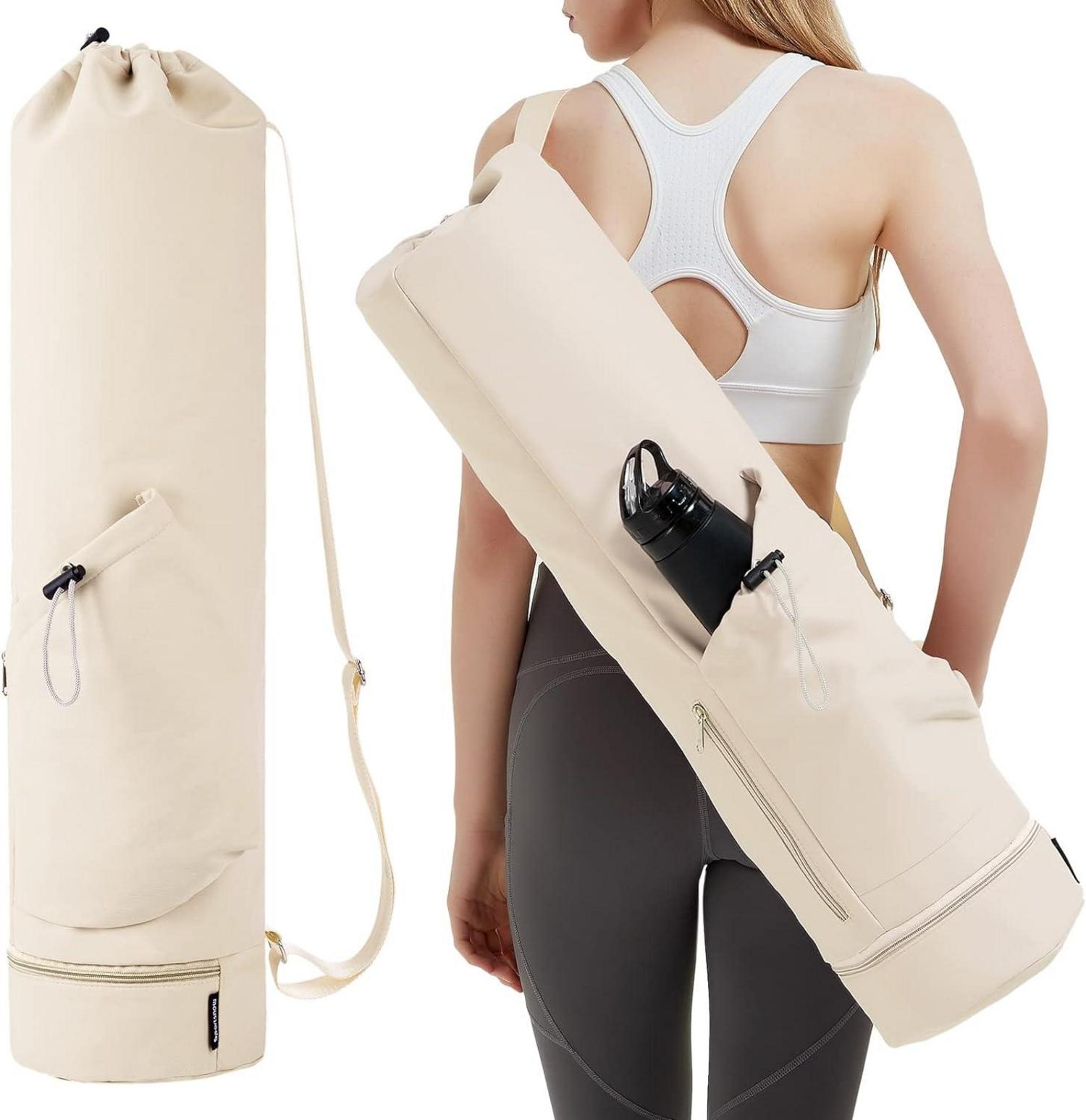 Yogatasche mit Nassfach Sporttasche Damen Verstellbarer Schultergurt
