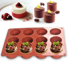 Silikonform 12 Mulden Zylinder Cake Pops Seife Schokolade
