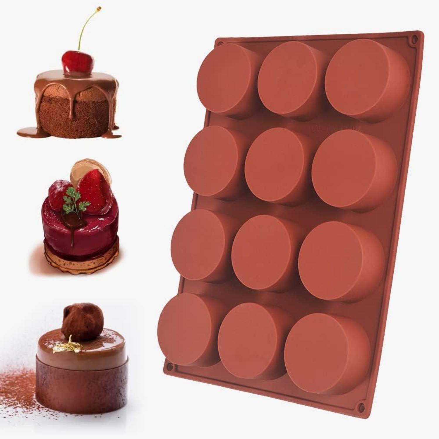 Silikonform für Cake-Pops, Schokolade, Kekse - 24 Mulden