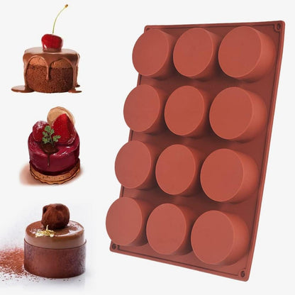 Silikonform für Cake-Pops, Schokolade, Kekse - 24 Mulden
