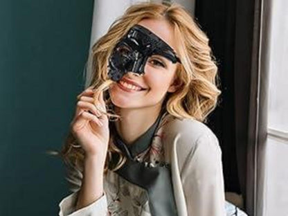 Steampunk Phantom Venezianische Maske Party Mask Schwarz ABS-Kunststoff