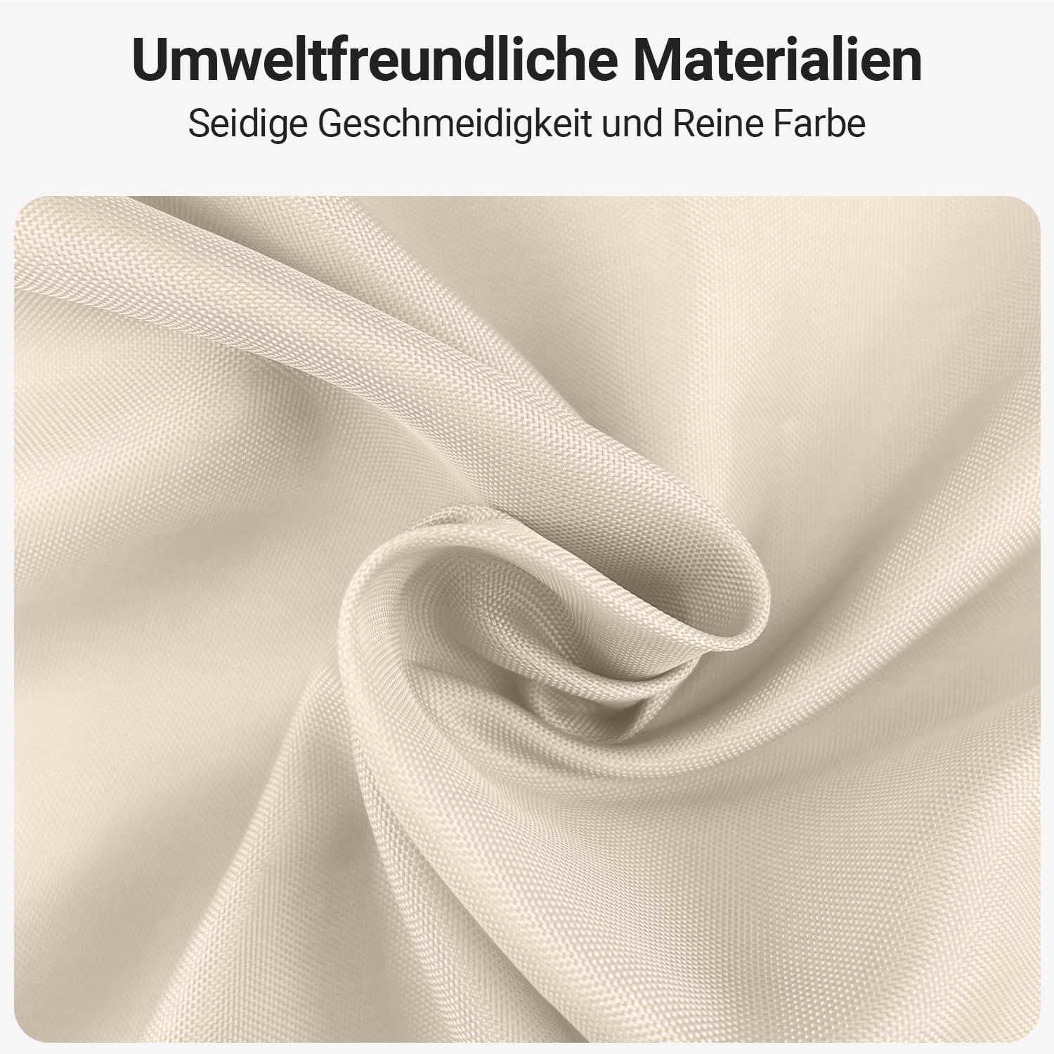 Duschvorhang Beige Antischimmel Wasserabweisend 120x200cm