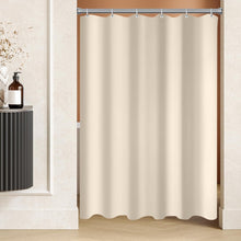 Duschvorhang Beige Antischimmel Wasserabweisend Waschbar Polyester