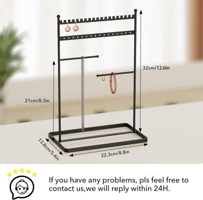 Schmuckorganizer Schmuckständer 32cm Hoch Schwarz Aesthetic Accessoires