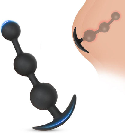 Silikon Analkugeln Buttplug 3 Kugeln Anal Beads Analkette Sex Toy