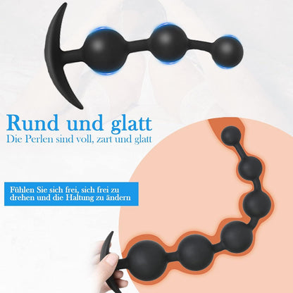 Silikon Analkugeln Buttplug 3 Kugeln Anal Beads Analkette Sex Toy