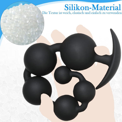 Silikon Analkugeln Buttplug 3 Kugeln Analplug Anal beads Männer Frauen Dildo