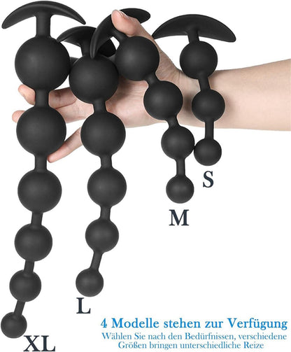 Analkugeln Buttplug Silikon Analplug Anal beads 3 Kugeln Frauen Männer