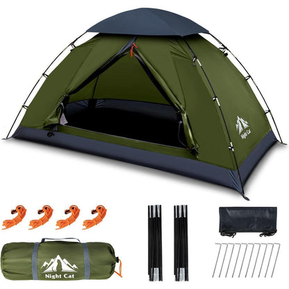 Night Cat Campingzelt 1 2 Person wasserdichte Rucksackzelt 2