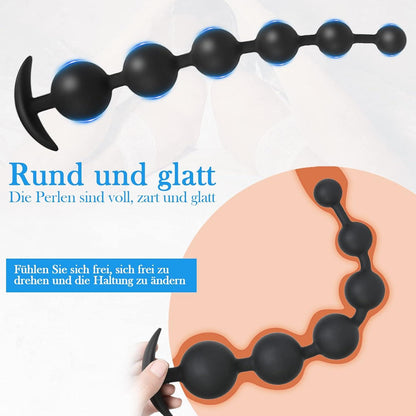 Analplug Silikon Analkugeln Buttplug Analkette Sexspielzeug XL
