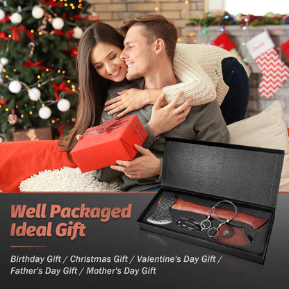 Camping Axt-Survival Set 35CM Holz Spalten Wikinger Axt mit Scheide