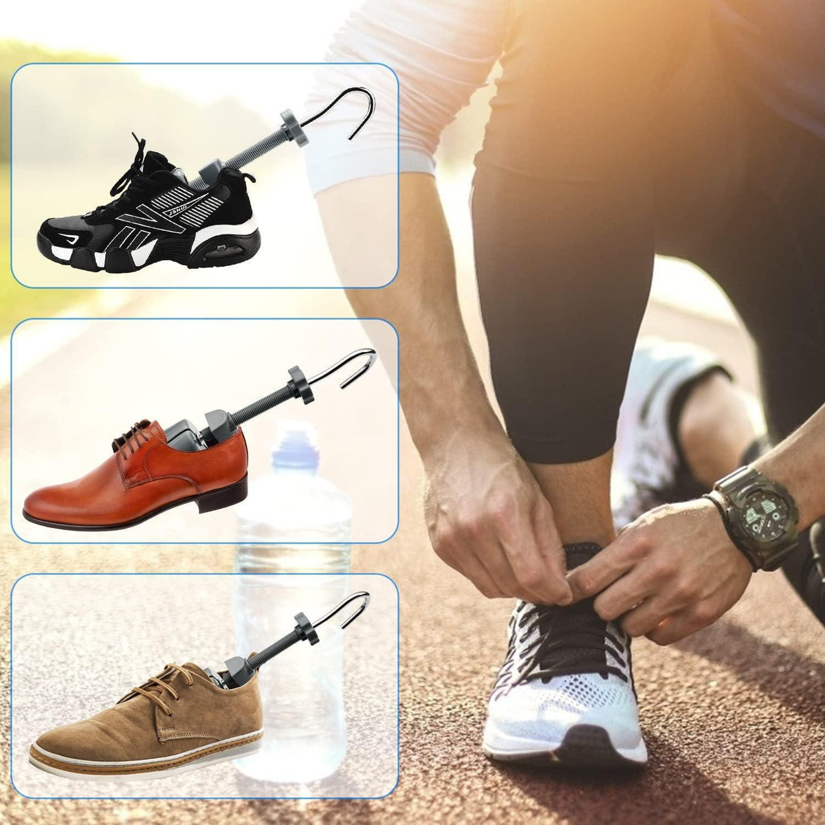 Schuhspanner für Damen und Herren, 4-Wege Schuhdehner verstellbar