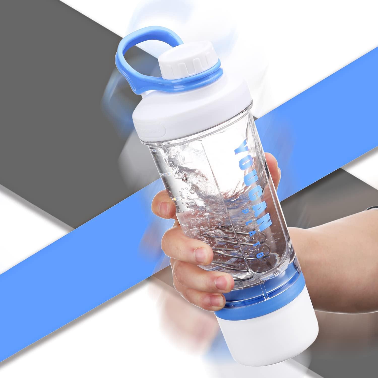 YOUCAN PLATO Protein Shaker 620ML Blaudraulichisches Einfüllfach