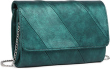 Stylische Damen Clutch Schultertasche groß Party Hochzeit