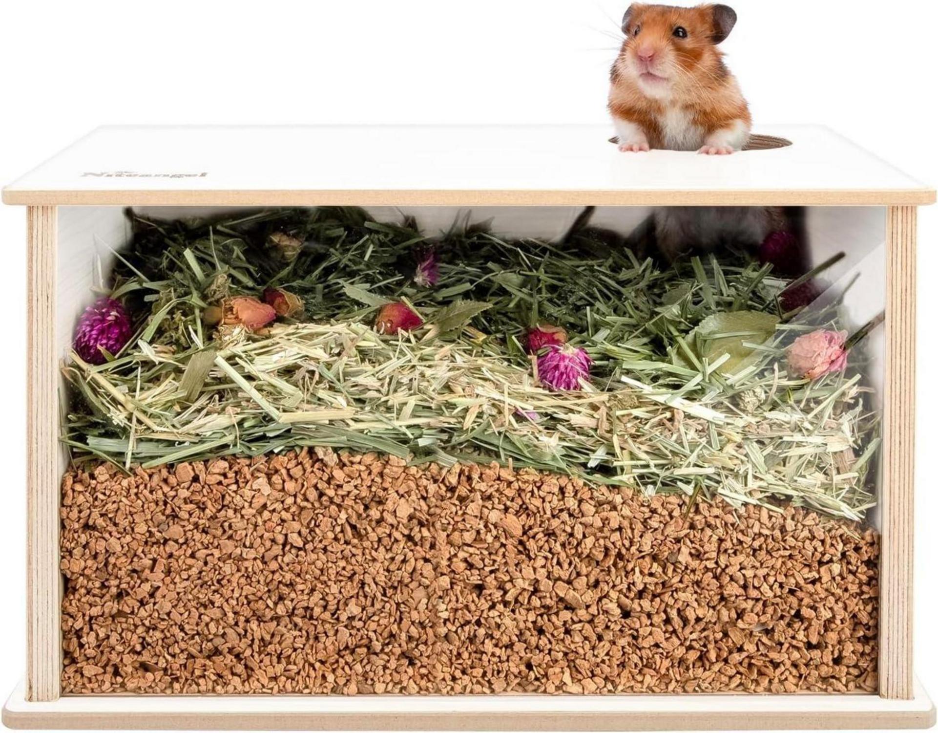 Sichtbare Hamster Grabbox: Niteangel für Hamster & kleine Haustiere