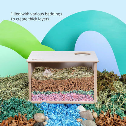 Hamster Grabbox für syrische Zwerghamster Roborowski Campbell-Hamster