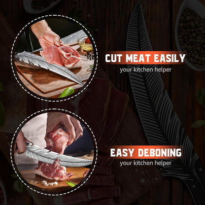 DRAGON RIOT Profi Japanisches Küchenmesser Scharf mit