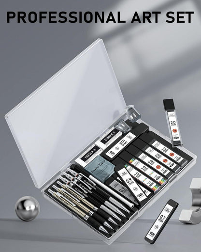25-teiliges Kunst Druckbleistift-Set mit