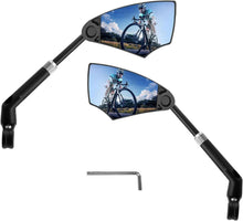 Fahrradspiegel Blendschutz Echtglas Spiegel Einziehbar 360° Drehbar 2