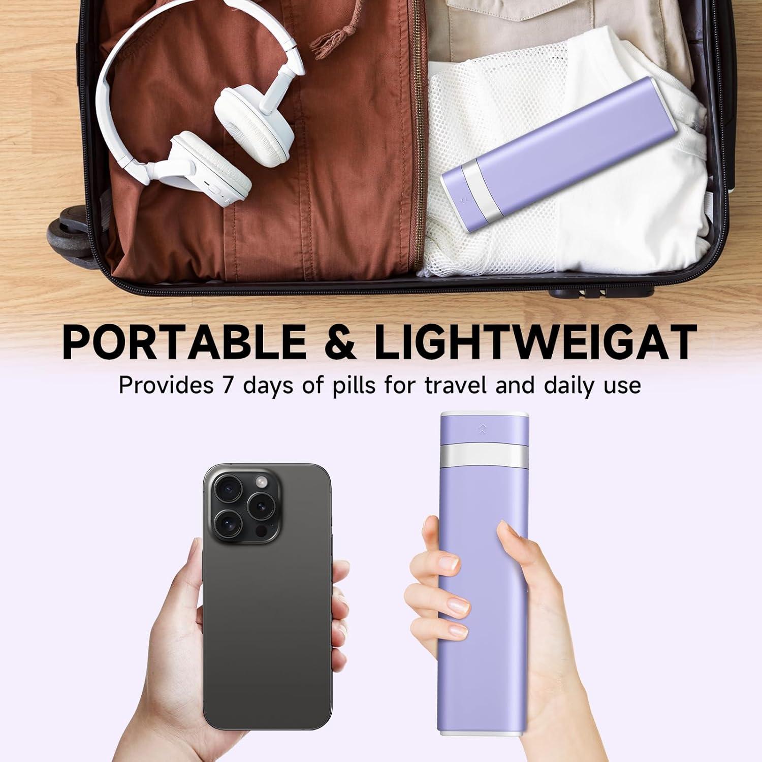 Tablettenbox 7 Tage BPA Frei Reise Pillendose Vitamine Medikamente