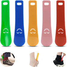 5er Set Mini Schuhlöffel Plastik Klein Kurz 3.7 * 15cm Starke